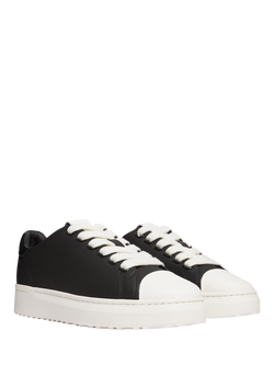 Mallet GRFTR LTC Leather Lace-Up Trainers - view 2, Black