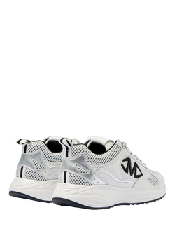 Mallet Willow Leather Lace Up Trainers - view 2, White