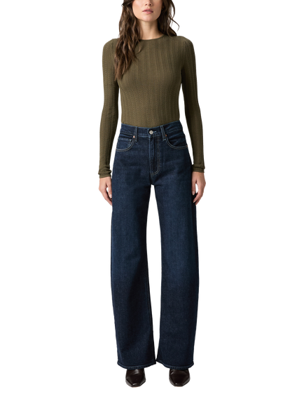 PAIGE Arellia High Rise Barrel Leg Jeans, Dwell