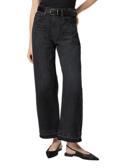 PAIGE Arellia High Rise Barrel Leg Jeans, Black Void - view 2, Black Void