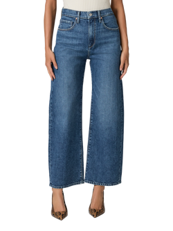 PAIGE Vintage Arellia Ankle Cropped High-Rise Barrel, Traverse