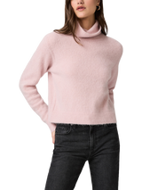PAIGE Viviana Turtle Neck Jumper with Alpaca, Pink