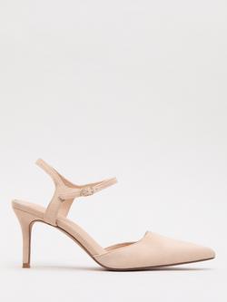 Phase Eight Suede Stiletto Heel Court Shoes, Neutral, Neutral