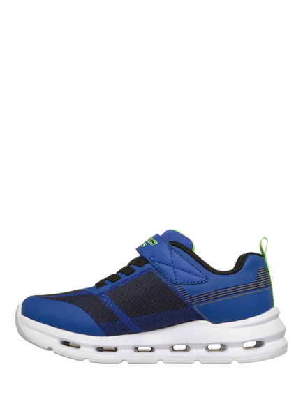 Skechers Kids' S-Lights Glide-Step Lights Trainers, Blue - view 2, Blue
