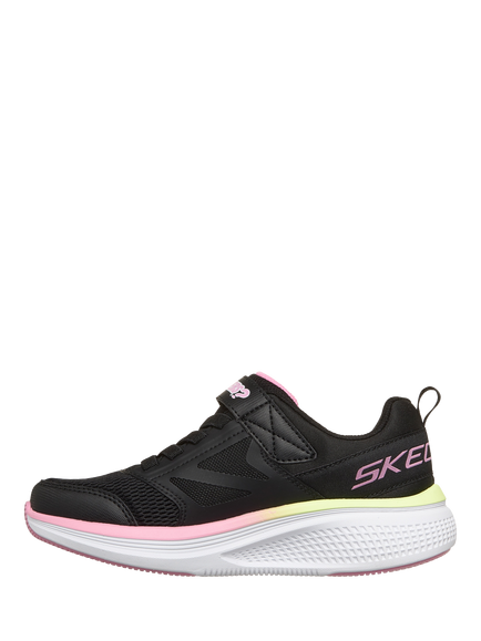 Skechers Kids' GO RUN Elevate 2.0 Trainers, Black/Multi - view 2, Black/Multi