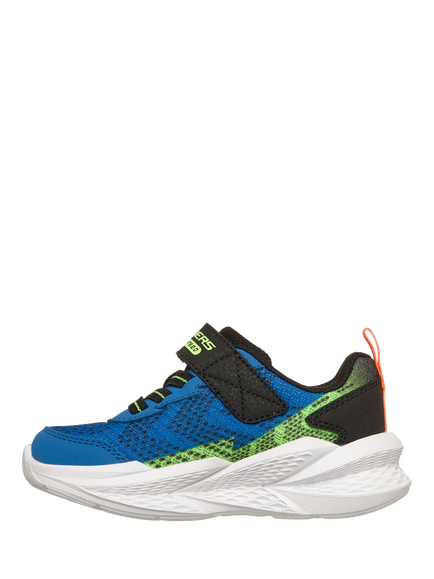 Skechers Kids' S-Lights: Meteor-Lights 2.0 Trainers, Blue/Multi - view 2, Blue/Multi