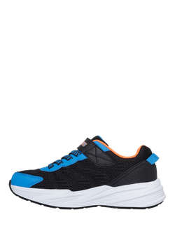 Skechers Kids' Microspec Tread Trainers, Blue/Multi - view 2, Blue/Multi