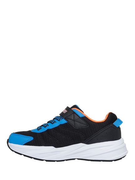 Skechers Kids' Microspec Tread Trainers, Blue/Multi - view 2, Blue/Multi
