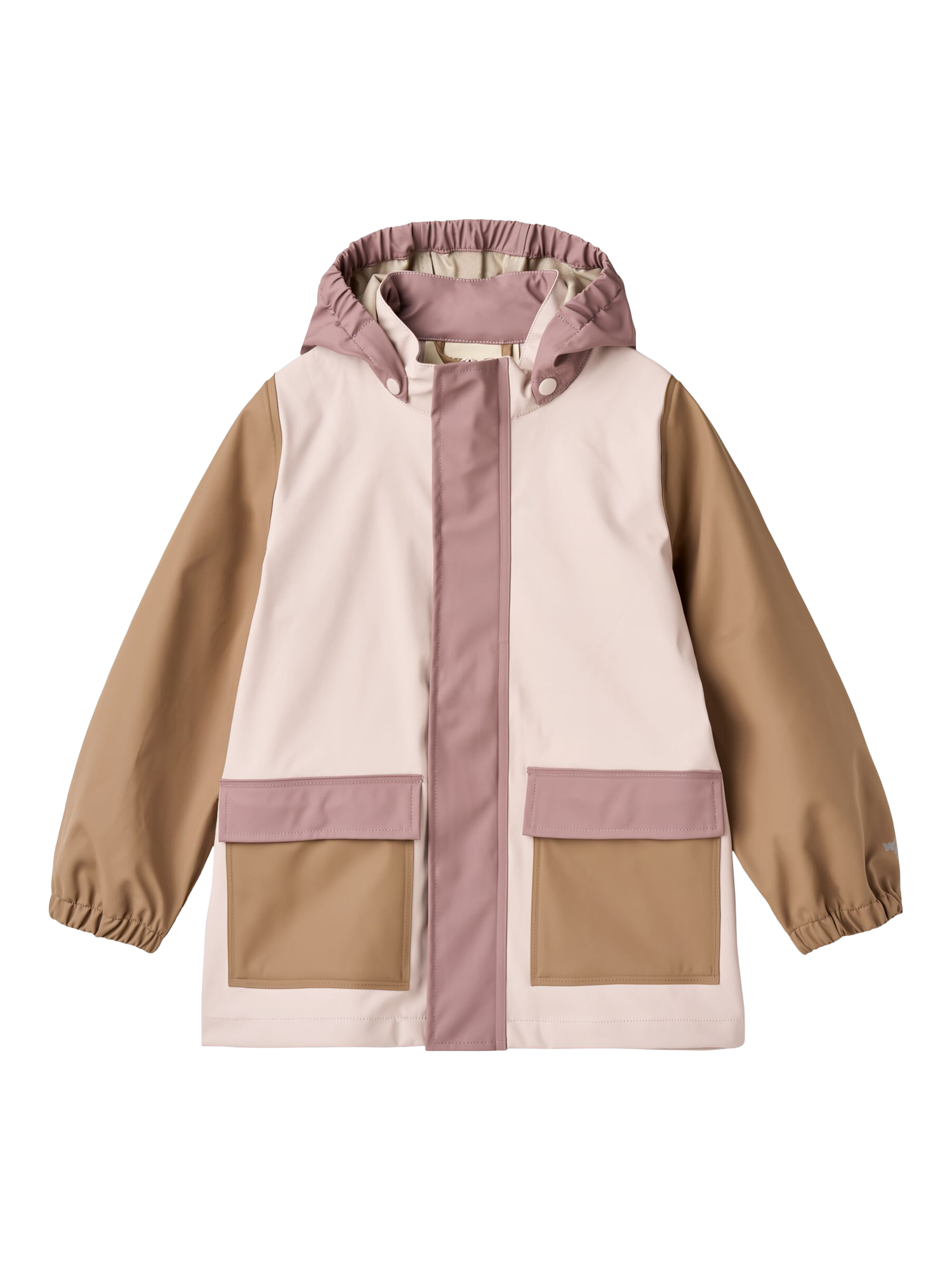 WHEAT Kids' Otu Waterproof Raincoat, Soft Lavender/Multi