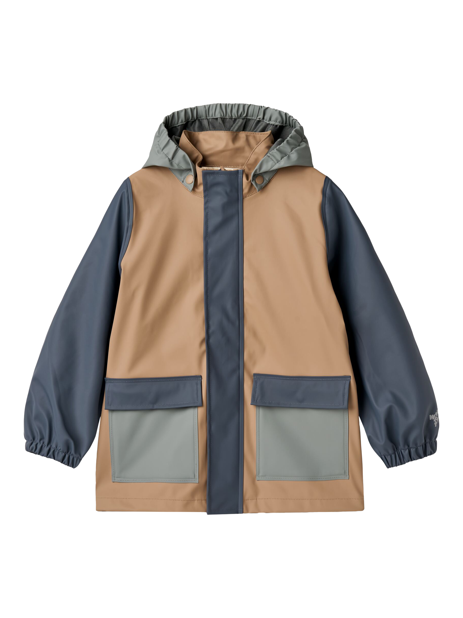 WHEAT Kids' Otu Waterproof Raincoat, Hazel/Multi