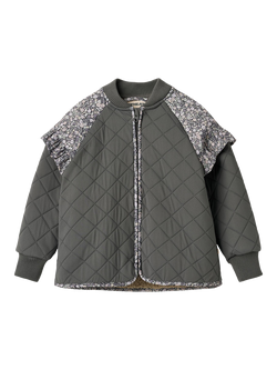 WHEAT Kids' Ellas Water-Repellent Thermo Jacket, Black Sea, Black Sea