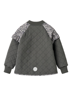 WHEAT Kids' Ellas Water-Repellent Thermo Jacket, Black Sea - view 2, Black Sea