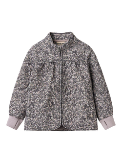 WHEAT Kids' Tilde Water-Repellent Thermo Jacket, Black/Multi, Black/Multi