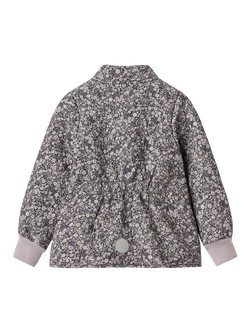 WHEAT Kids' Tilde Water-Repellent Thermo Jacket, Black/Multi - view 2, Black/Multi