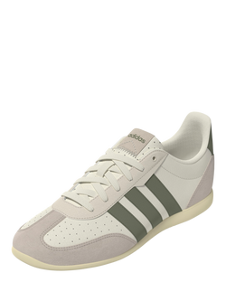 adidas Barreda Lo Trainers, White/Green - view 2, White/Green