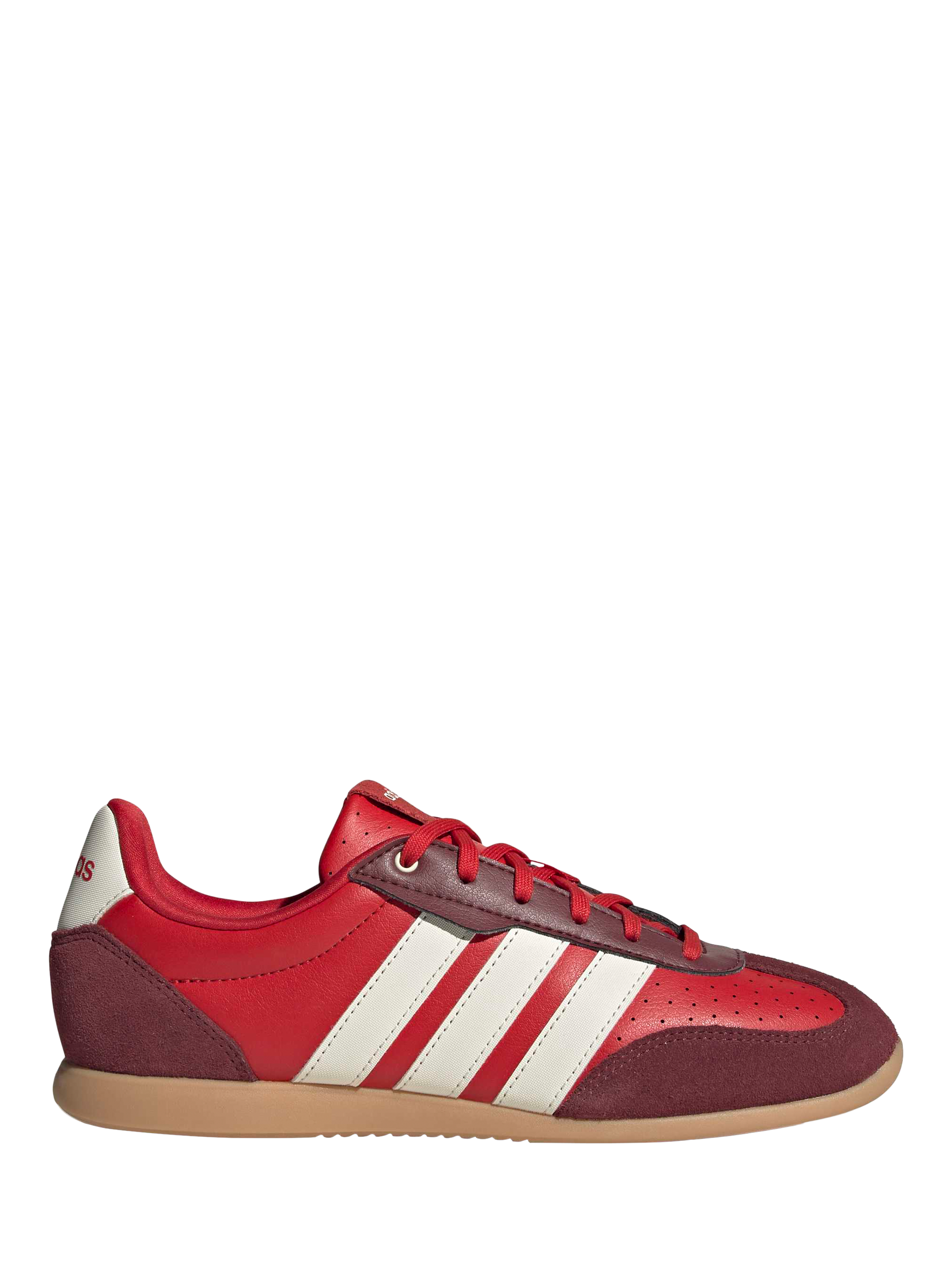 Product image 1 of 8, which shows adidas Barreda Lo Trainers, Red/Multi, 4