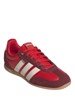 adidas Barreda Lo Trainers, Red/Multi - view 2, Red/Multi