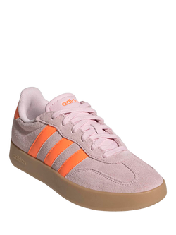 adidas Barreda Lace Up Trainers, Pink/Orange - view 2, Pink/Orange