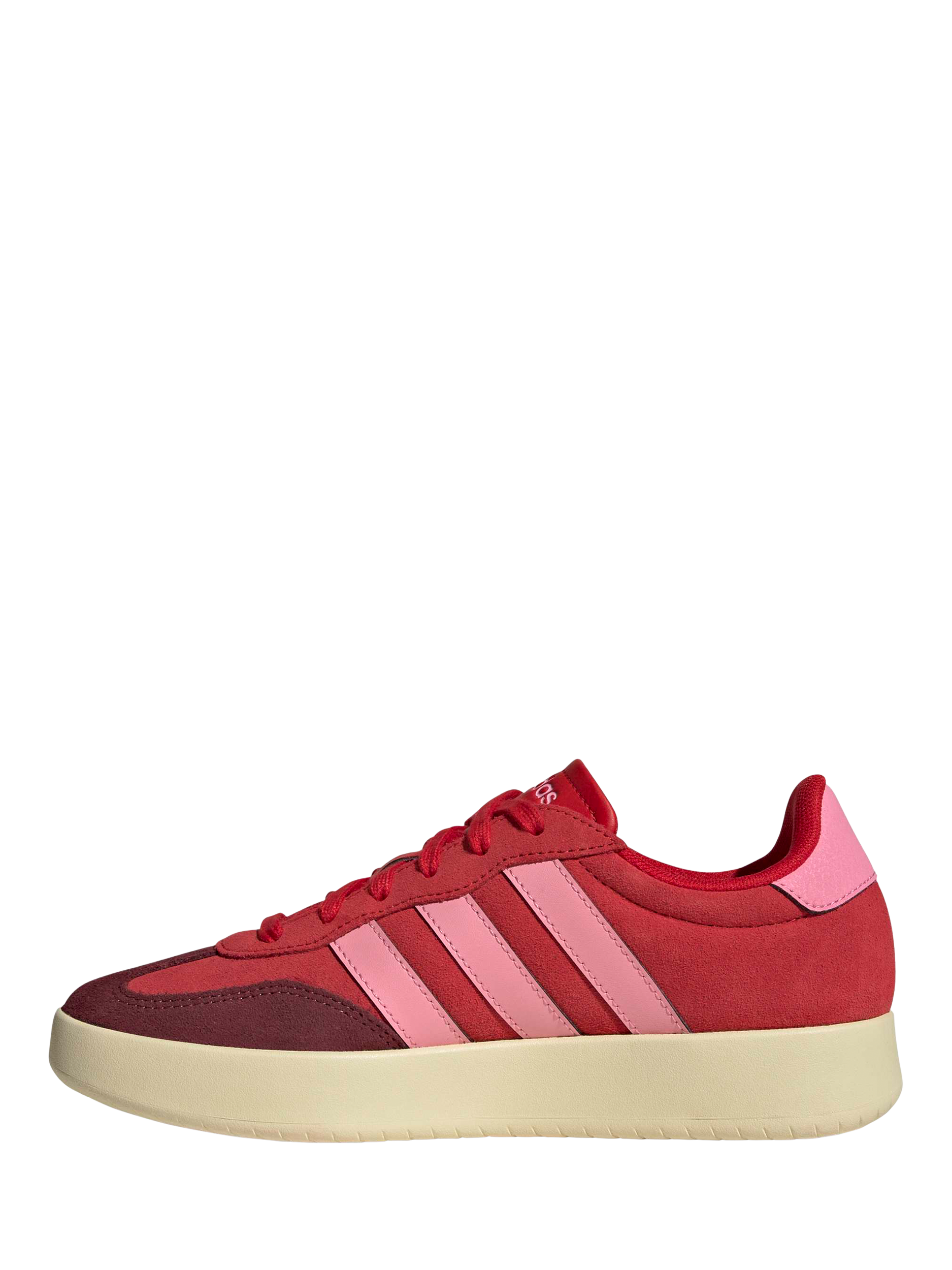 Product image 6 of 6, which shows adidas Barreda Lace Up Trainers, Red/Pink/Multi, 4