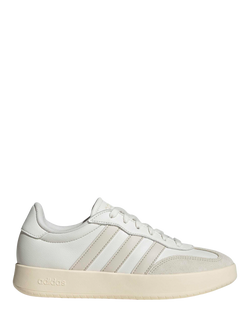 adidas Barreda Lace Up Trainers, White/Off White, White/Off White