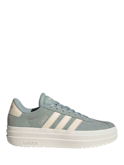adidas VL Court Bold Trainers, Grey/White, Grey/White