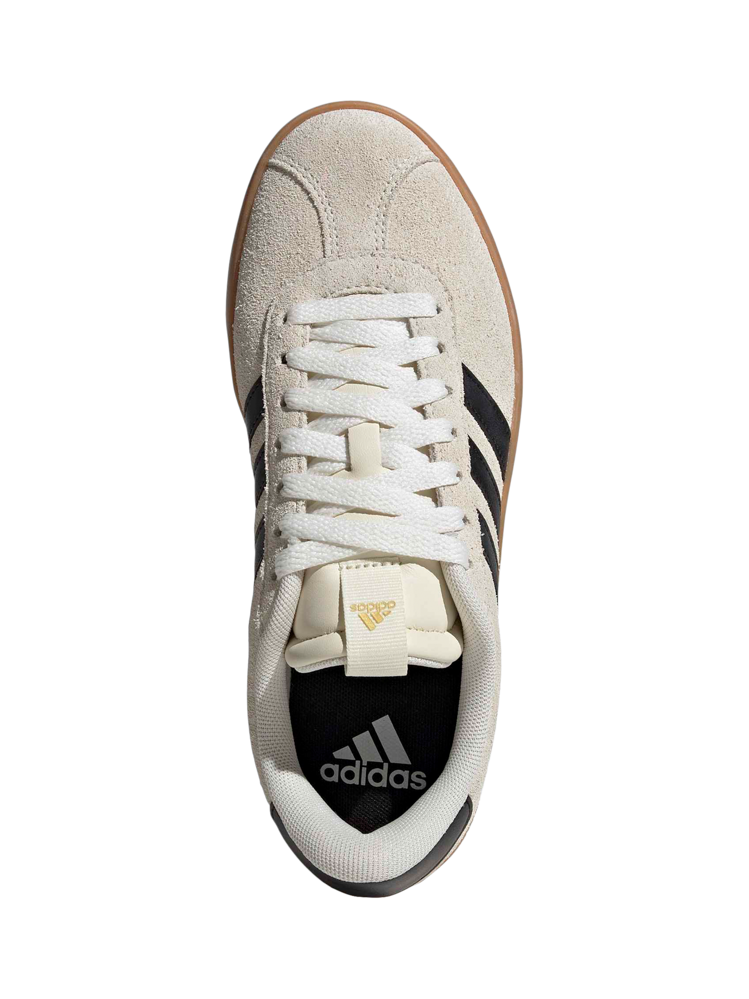 Product image 2 of 8, which shows adidas VL Court 3.0 Trainers, Off White/Multi, 4