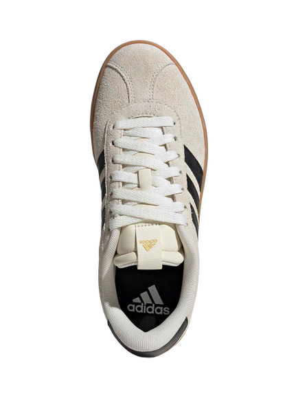 adidas VL Court 3.0 Trainers, Off White/Multi - view 2, Off White/Multi