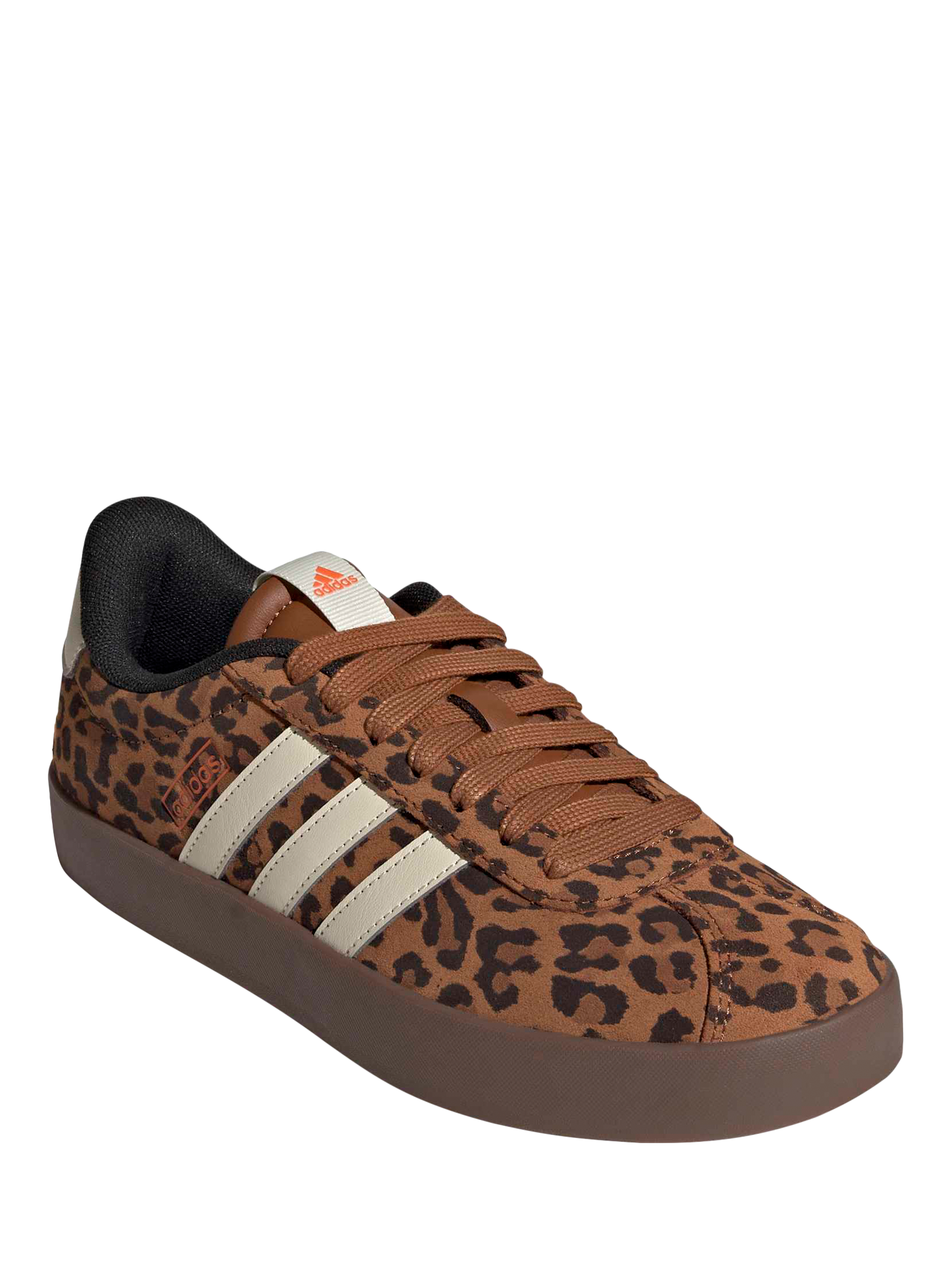 Product image 2 of 9, which shows adidas VL Court 3.0 Trainers, Brown/Multi, 4