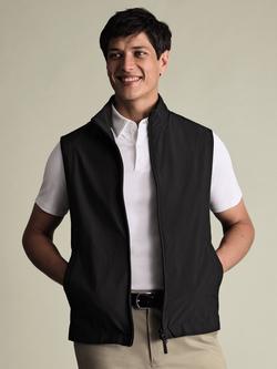 Charles Tyrwhitt Padded Gilet - view 2, Charcoal Grey