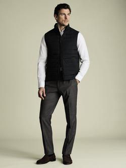 Charles Tyrwhitt Quilted Sleeveless Gilet, Black