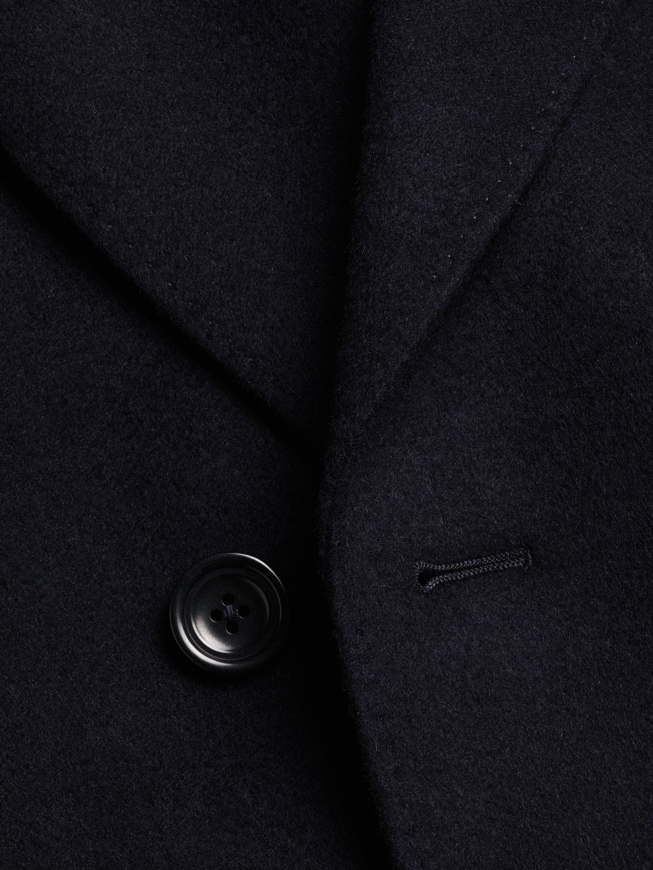 Product image 5 of 5, which shows Charles Tyrwhitt Wool Double Breasted Overcoat, Navy, 36R