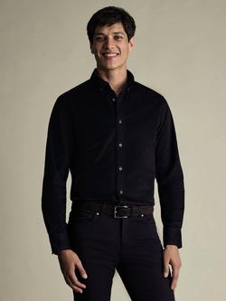 Charles Tyrwhitt Slim Fit Corduroy Shirt, Navy