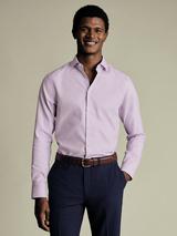 Charles Tyrwhitt Cotton Textured Long Sleeve Shirt