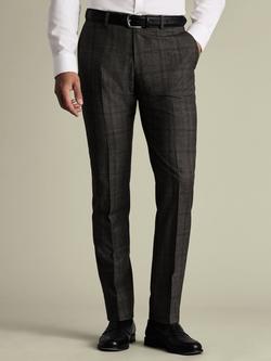 Charles Tyrwhitt Merino Wool Ultimate Performance Suit Trousers, Brown, Brown