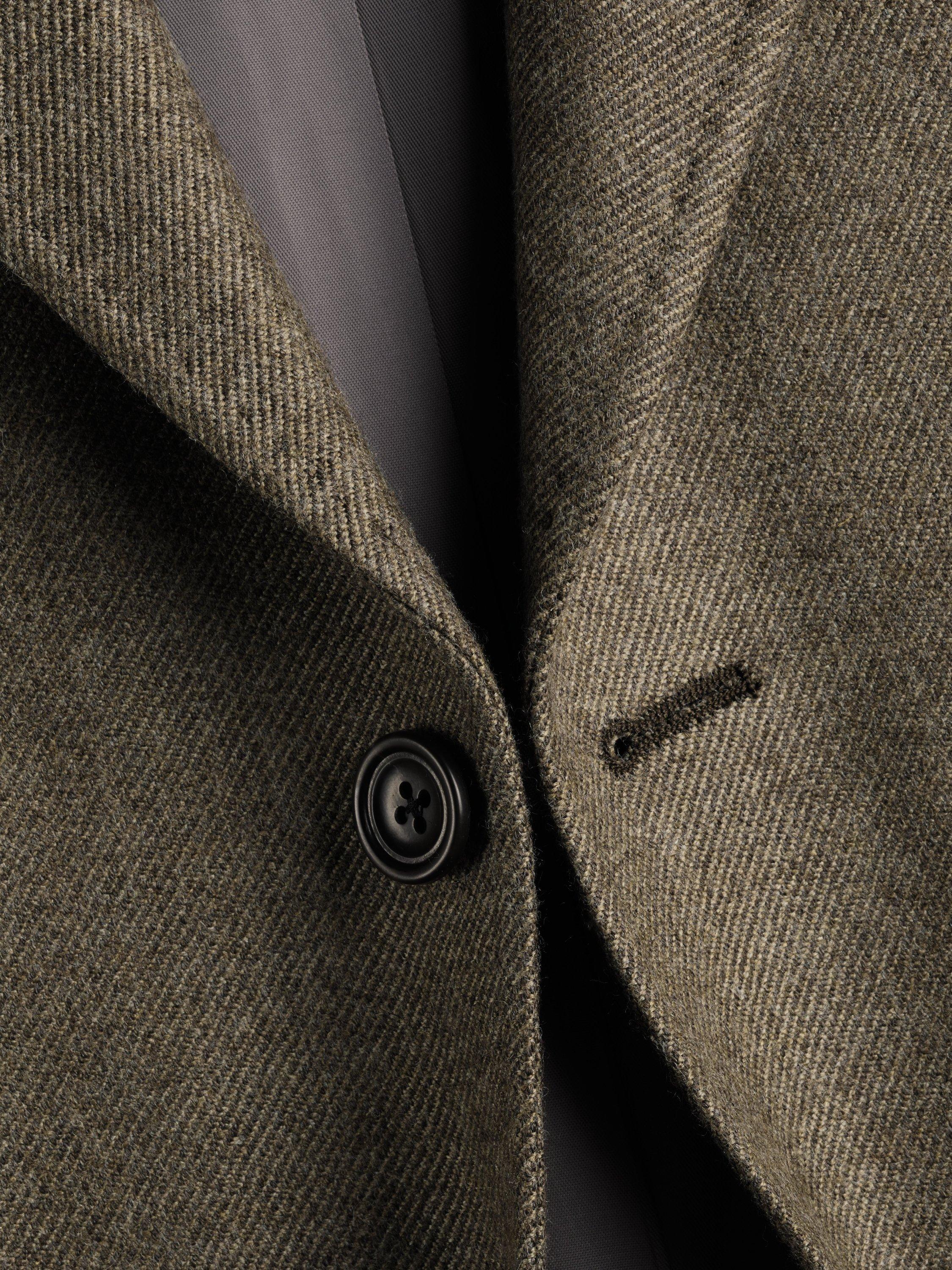 Product image 5 of 5, which shows Charles Tyrwhitt Merino Wool Single Breasted Jacket, Taupe, 36R