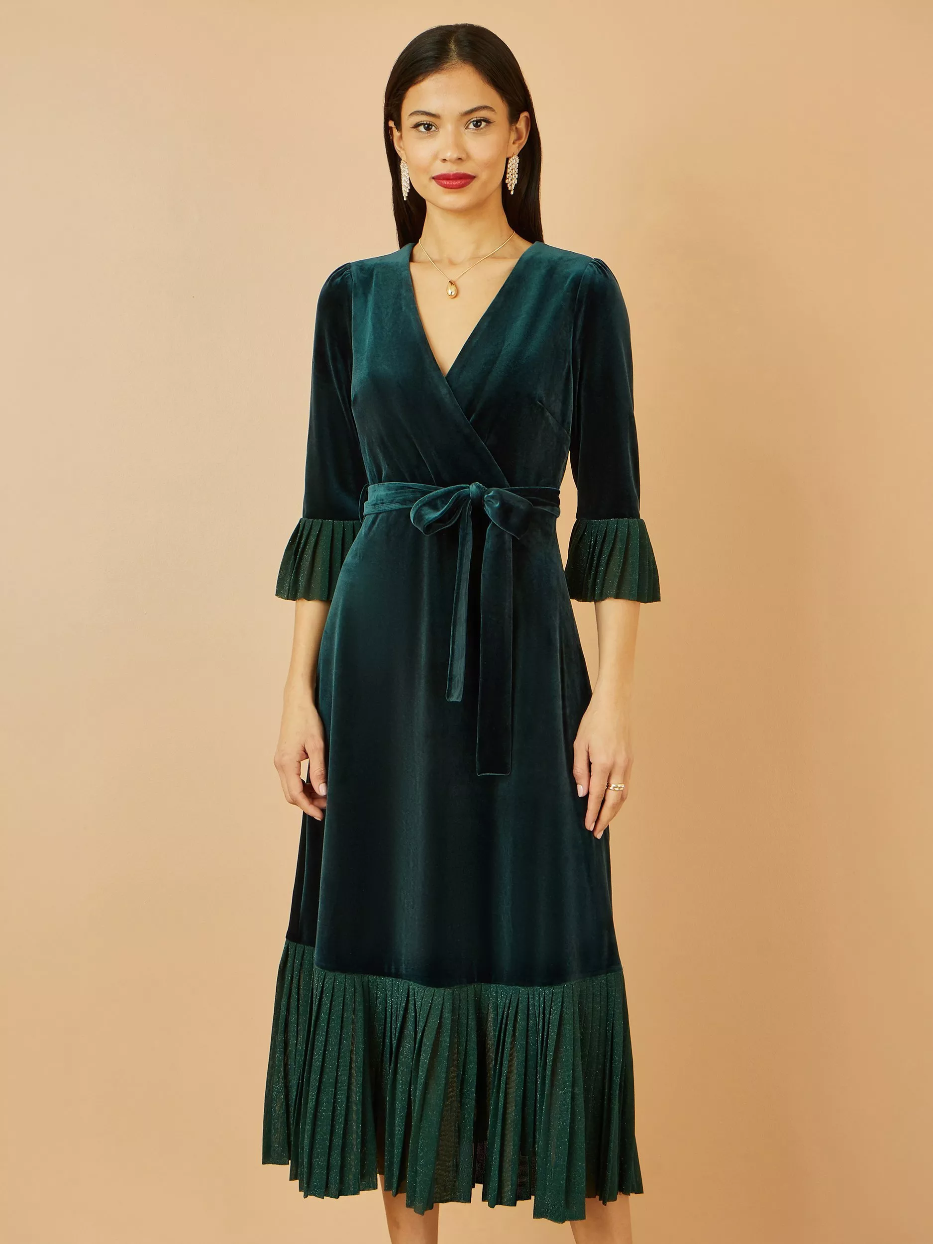 Shop Green Velvet Dresses | John Lewis & Partners