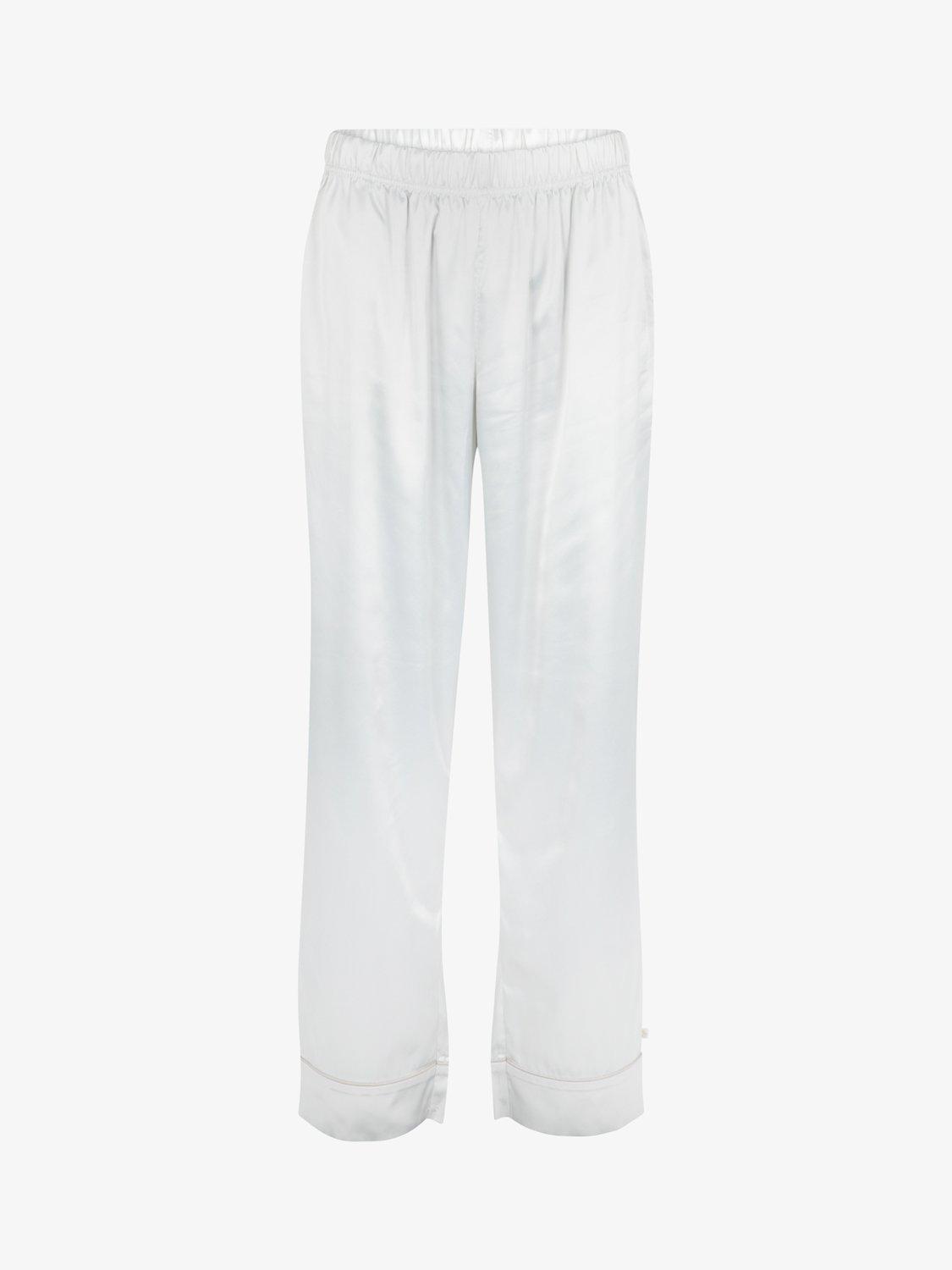 Product image 7 of 11, which shows The Little Tailor Satin Pyjama Set, Cream, S