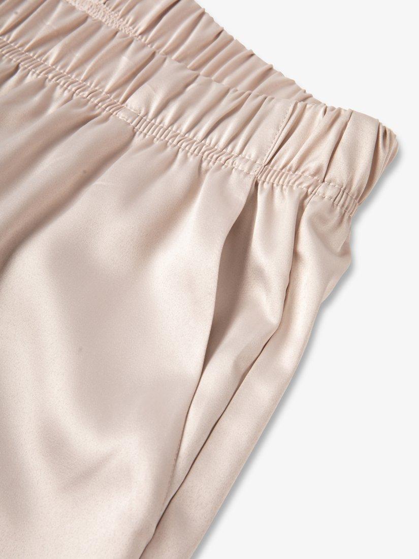 Product image 11 of 11, which shows The Little Tailor Satin Pyjama Set, Natural, S