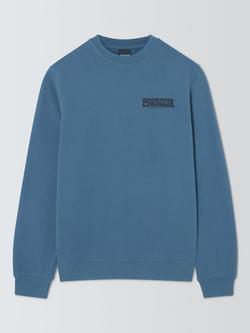 Barbour Tomorrow's Archive Livingstone Cotton Sweatshirt, Dark Denim, Dark Denim