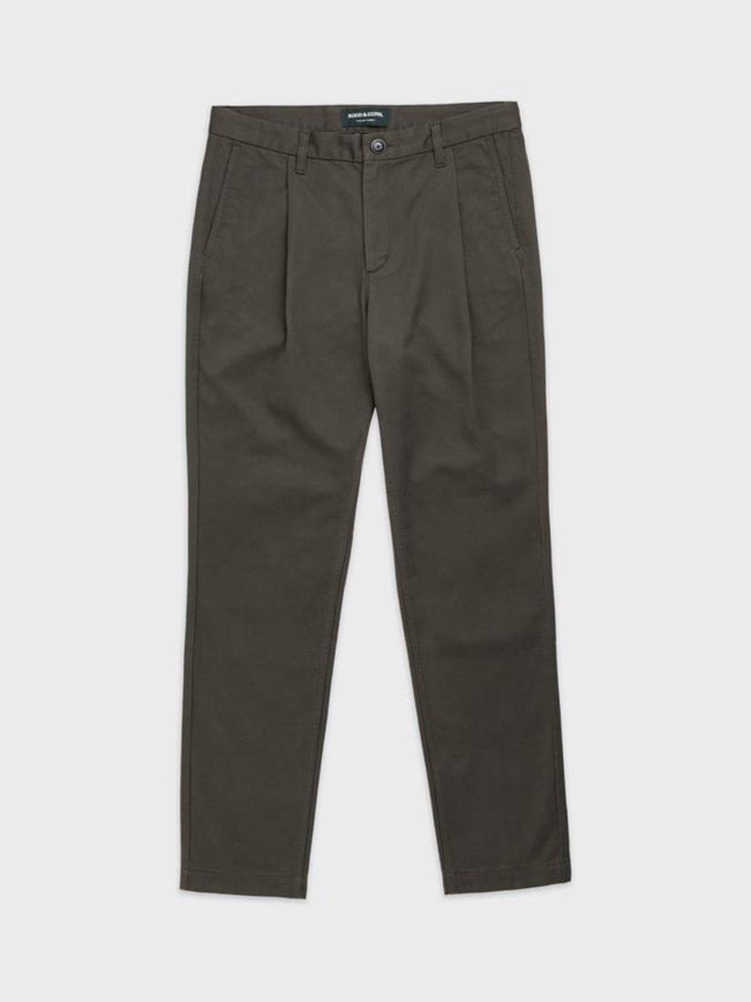 Product image 4 of 6, which shows Rodd & Gunn Field Tapered Fit Trousers, Thyme, 28R