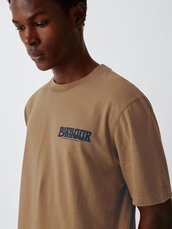 Barbour Tomorrow's Archive Frome Cotton T-Shirt, Sandstone - view 2, Sandstone
