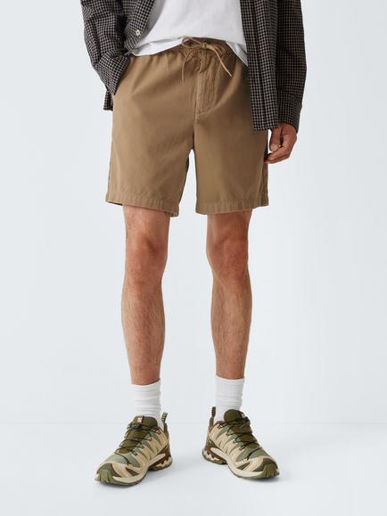 Barbour Tomorrow's Archive Washed Oxford Relaxed Shorts, Sandstone, Sandstone
