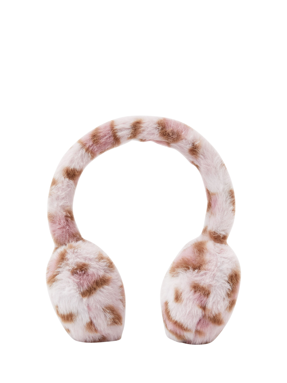 Angels by Accessorize Kids' Faux Fur Leopard Earmuffs, Multi