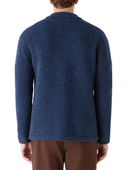 Oliver Sweeney Heywood Wool Blend Overshirt, Navy - view 2, Navy