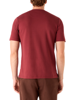 Oliver Sweeney Palmela Cotton Double Knit Jersey T-Shirt - view 2, Mulberry