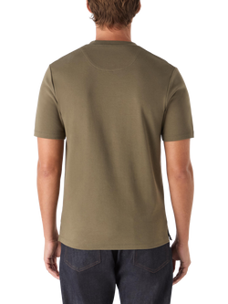 Oliver Sweeney Palmela Cotton Double Knit Jersey T-Shirt - view 2, Olive