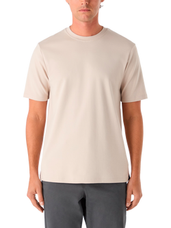 Oliver Sweeney Palmela Cotton Double Knit Jersey T-Shirt, Putty