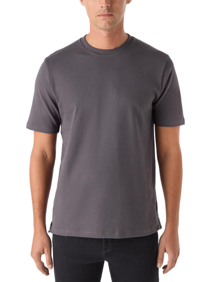 Oliver Sweeney Palmela Cotton Double Knit Jersey T-Shirt, Slate