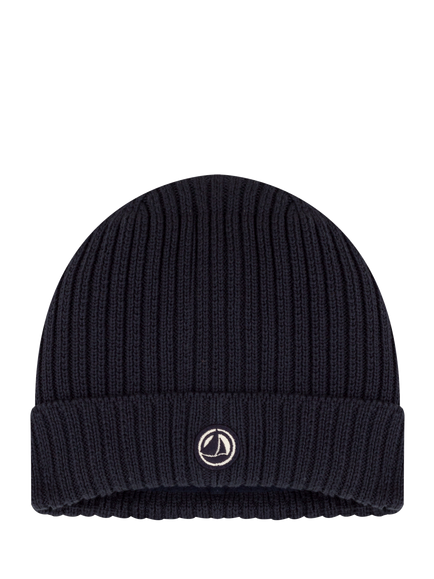 Petit Bateau Kids' Knitted Cotton Beanie Hat, Smoking, Smoking