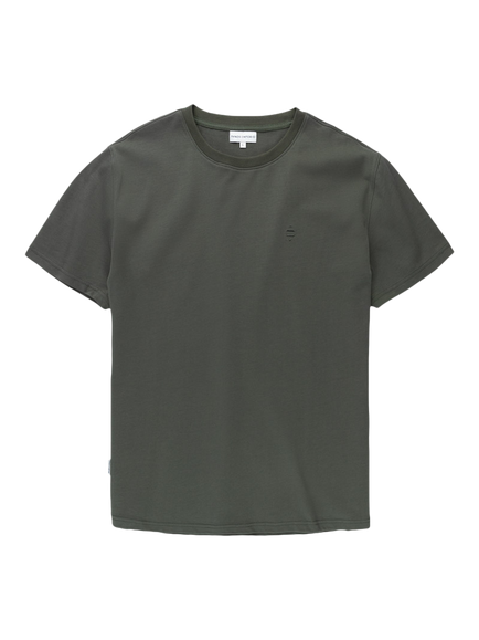 Panos Emporio Heavy Cotton T-Shirt, Tarmac, Tarmac